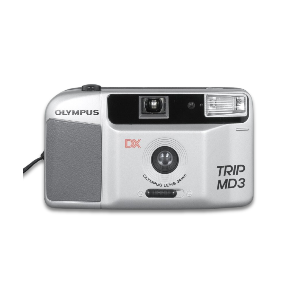 Olympus Trip MD3 Silver 35mm Film Camera Point and Shoot