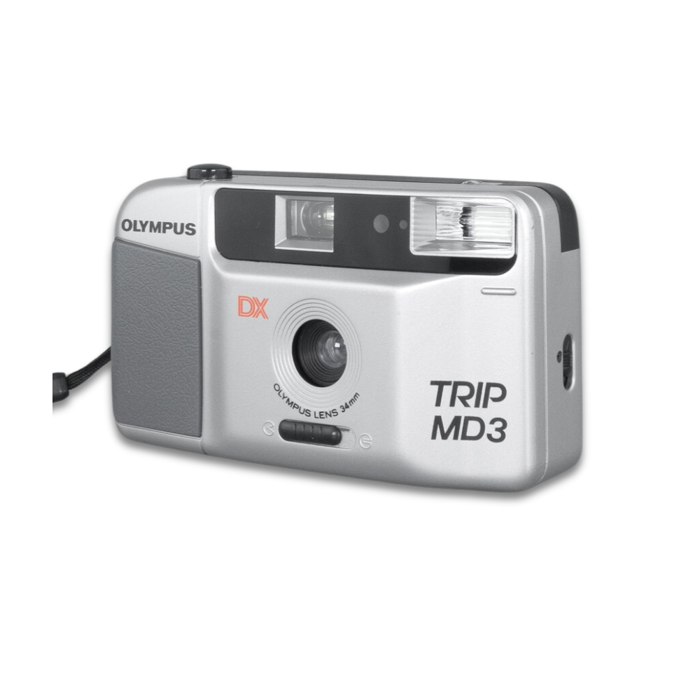 Olympus Trip MD3 Silver 35mm Film Camera Point and Shoot