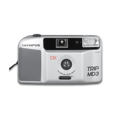 Olympus Trip MD3 Silver 35mm Film Camera Point and Shoot